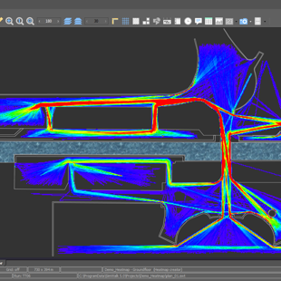 SimWalk Spectrum Heatmap