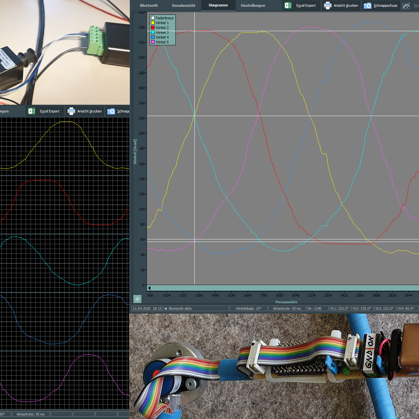 Sensordatenerfassung und Motorsteuerung via Bluetooth