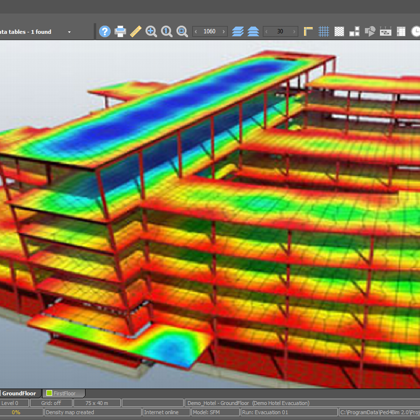 Ped4Bim - People Flow and Occupancy Simulation for BIM