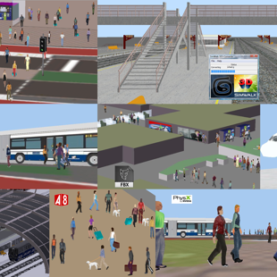 SimWalk 3D Visualization