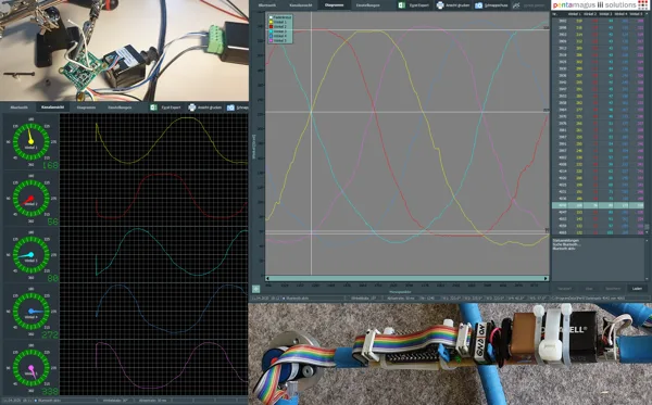 Sensordatenerfassung und Motorsteuerung via Bluetooth