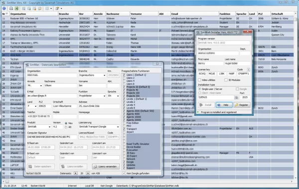 SimMan Simulation Project Manager Installer