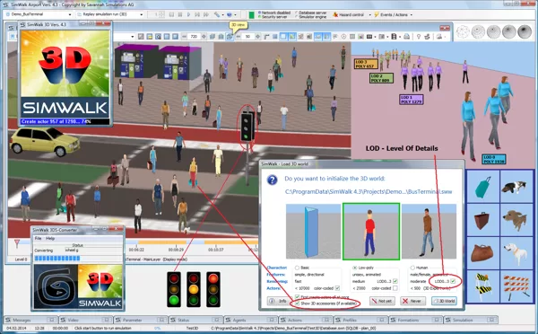 SimWalk 3D Viewer Level of Details