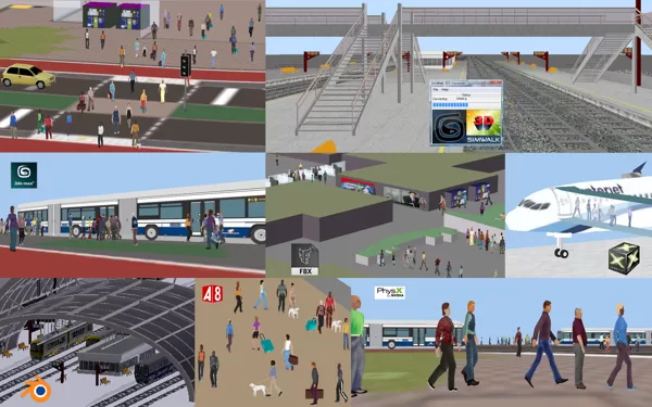 SimWalk 3D Visualization