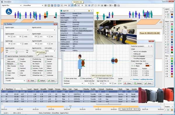 SimWalk Baggage Handling