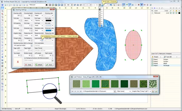 SimWalk Drawing Capabilities