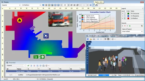 SimWalk Emergency Evacuation
