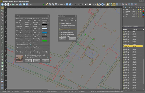 SimDraw CAD Drawing Board