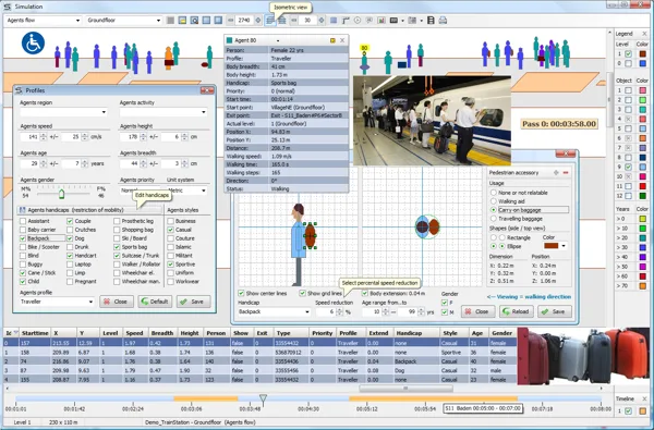 SimWalk Baggage Handling